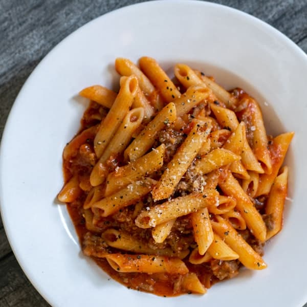 Pasta dish preview